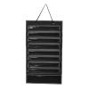 Belt Display Holder Dustproof Rack Martial Arts Belt Display for Eight Belts 5 Medals (Black) view 3