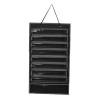 Belt Display Holder Dustproof Rack Martial Arts Belt Display for Eight Belts 5 Medals (Black) view 4