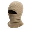 CLAPE Ski Mask Windproof Balaclava for Cold Weather Knitted Beanie Hat Cap Full Face Mask Hood Balaclava Knit Skull Cap,Khaki view 2