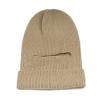 CLAPE Ski Mask Windproof Balaclava for Cold Weather Knitted Beanie Hat Cap Full Face Mask Hood Balaclava Knit Skull Cap,Khaki view 3