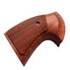 New! Grips Compatible with Colt Diamondback (D Frame) Short Butt Padauk Wood Raised Panel view 2
