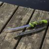 Smith's 51388 Mr. Crappie 8 Curved Super Flex Fillet Knife - Stainless Steel Blade - Non-Slip Soft Grip Handle - Sheath - Curved Fillet Knife - Deboning & Game Processing - Fishing Knife,Green view 2