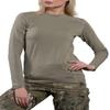 281Z Womens Military Stretch Cotton Underwear Shirt - Tactical Hiking Outdoor - Punisher Combat Line (Tan, Large) view 1