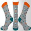 Sports-Themed Socks (US, Numeric, 8, 11, Regular, Regular, Golf) view 2