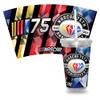 NASCAR Logo Racing 16oz Clear Tumbler W/Straw, Officially Licensed for NASCAR Fans view 1