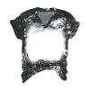 Women Summer Tops Dressy Casual Tees Trendy Bleached Shirts Sexy Top Blouse 2025 Fashion Printed T-Shirt Black view 3