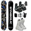 Symbolic Arctic Kids 2025 Snowboard & Bindings & Choice Boots Complete Package Set (4-4.5 MP235 Blem Boot+Bindg NW-M1, 130cm Arctic Rocker) view 1
