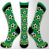 Sports-Themed Socks (US, Numeric, 8, 11, Regular, Regular, Soccer) view 2