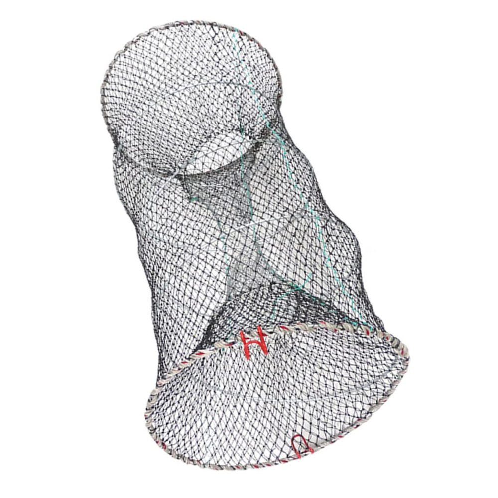 Zerodeko 1pc Portable Trap Net for Fishing Foldable Fishing Net for Shrimp and Crab Lightweight Elastic Material Wire Essential for Lake