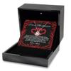 Love Knot Rose Gold Necklace Luxury Box Regalo de aniversario para esposa cadena con diseo clsico y estilo moderno para futura esposa, mujer view 2