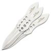Hibben Throwing Axe and Knife Set | One-Piece 3Cr13 Stainless Steel Construction | Tough Nylon Belt Sheath | Includes Six Throwers | Curved-Grip Design | Accurate Throwers to Hone Your Skills view 3
