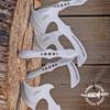 Hibben Throwing Axe and Knife Set | One-Piece 3Cr13 Stainless Steel Construction | Tough Nylon Belt Sheath | Includes Six Throwers | Curved-Grip Design | Accurate Throwers to Hone Your Skills view 4