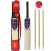 Junior Cricket Bat 4 Stumps Bail Tennis Ball Bag Gift Set Wooden Size 6 by CE (Junior 6) view 1