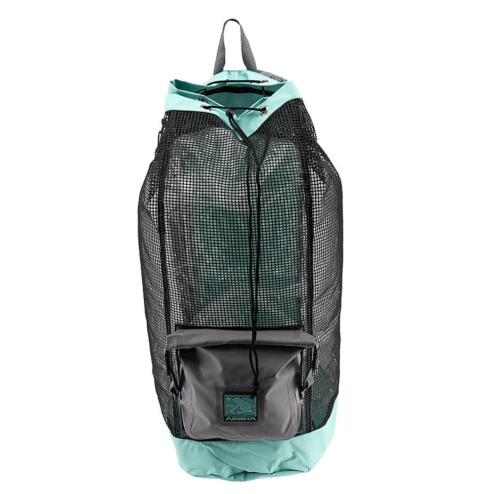 AKONA Huron DX Heavy Duty Mesh Backpack with Dry Bag - Tiffany