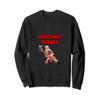 Christmas Rumble Santa Wrestling Elf - Funny Sweatshirt view 1