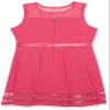 Calvin Klein Girls' Sleeveless Party Dress, Fit and Flare Silhouette, Round Neckline & Back Zip Closure, Magenta, 8 Plus view 4