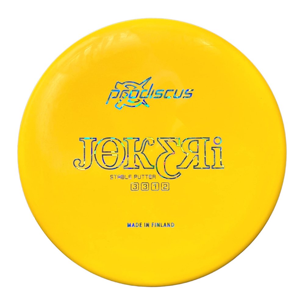 Jokeri | Disc Golf Stable Approach Putter | Basic Plastic by Prodiscus (Colors Vary)
