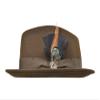 Bigalli Roma Wool Felt Trilby Fedora | Chocolate X Large view 2