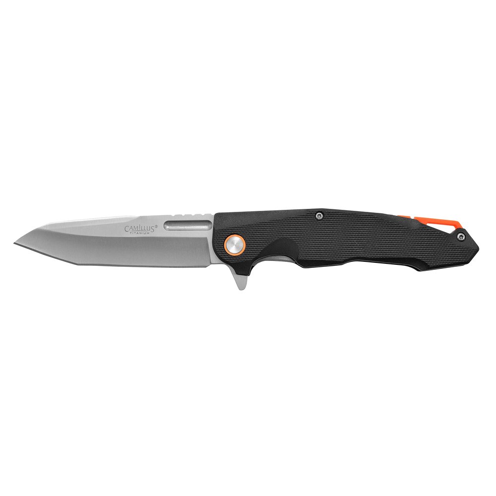 Camillus 19365 REGENT Folding Pocket Knife with Liner Lock and GFN Handle, Black, 8.6" Length