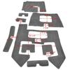 Sea Ark Boat Snap in Carpet Set | Outlaw 180 Gray 9 Piece view 3