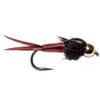 The Fly Fishing Place Tungsten Bead Head Red Copper John Nymph Fly Fishing Flies - Set of 6 Flies Hook Size 18 view 2