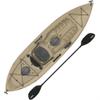 Lifetime Muskie Angler Sit-On-Top Kayak with Paddle, Tan, 120""" (90508) & Onyx Kayak Fishing Life Jacket, Universal, Tan view 2