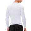 Men's Compression Shirts Long Sleeve Athletic Workout Tops Gym Undershirts Active Sports Baselayers A-White view 3