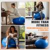 GalSports Yoga Ball for Exercise & Physical Therapy, Anti-Burst Stability Ball, Slip Resistant, Home Gym Fitness, Balance Chair view 4