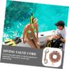 INOOMP 3rolls Professional Underwater Diving Spool Reel Diving Line Tool Finger Reel for Enhanced Safety and Convenience view 3