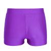 JEEYJOO Kids Girls V-Front Low Rise Boy Cut Athletic Booty Short Gymnastic Dance Sports Shorts Purple 7-8 Years view 2