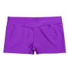 JEEYJOO Kids Girls V-Front Low Rise Boy Cut Athletic Booty Short Gymnastic Dance Sports Shorts Purple 7-8 Years view 4