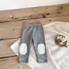 Infant Baby Newborn Organic Cotton Baby Kneepad Design Unisex Baby Pants Clothes Skin Color Leggings (A, 18-24 Months) view 2