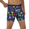 Autism Awareness Month Men'S Boxer Brief Long Leg Underwear Fashion Briefs For Men Adult Teens Black view 4