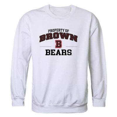 W Republic Brown Bears Property of Fleece Crewneck Pullover Sweatshirt, Adult Unisex, White, XX-Large - NCAA Officially Licensed Apparel