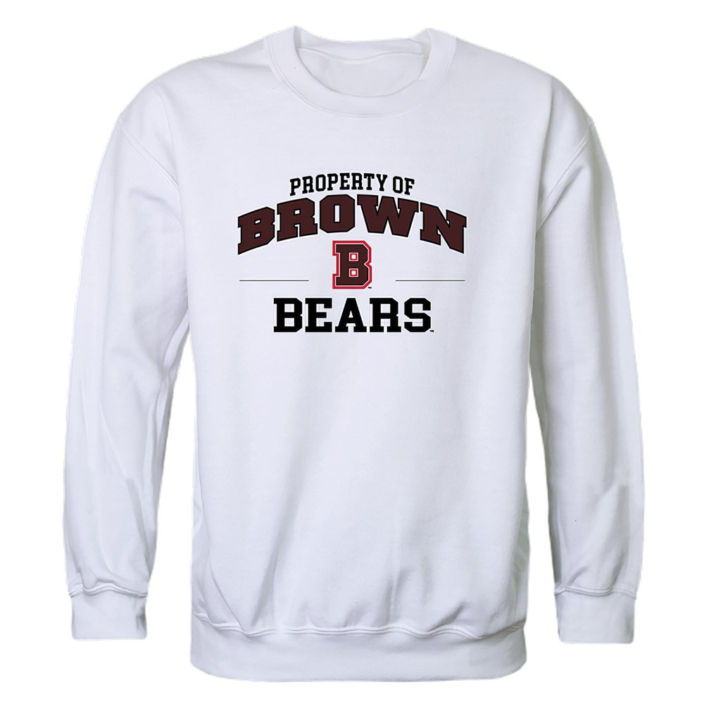 W Republic Brown Bears Property of Fleece Crewneck Pullover Sweatshirt, Adult Unisex, White, XX-Large - NCAA Officially Licensed Apparel