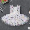 1st Birthday Girl Outfit,Baby Toddler Girl Sequin Butterfly Birthday Dresses,First Birthday Party Cake Smash Princess Romper Tutu Dress Pageant Photoshoot Prop White- Butterfly 0-6 Months view 3