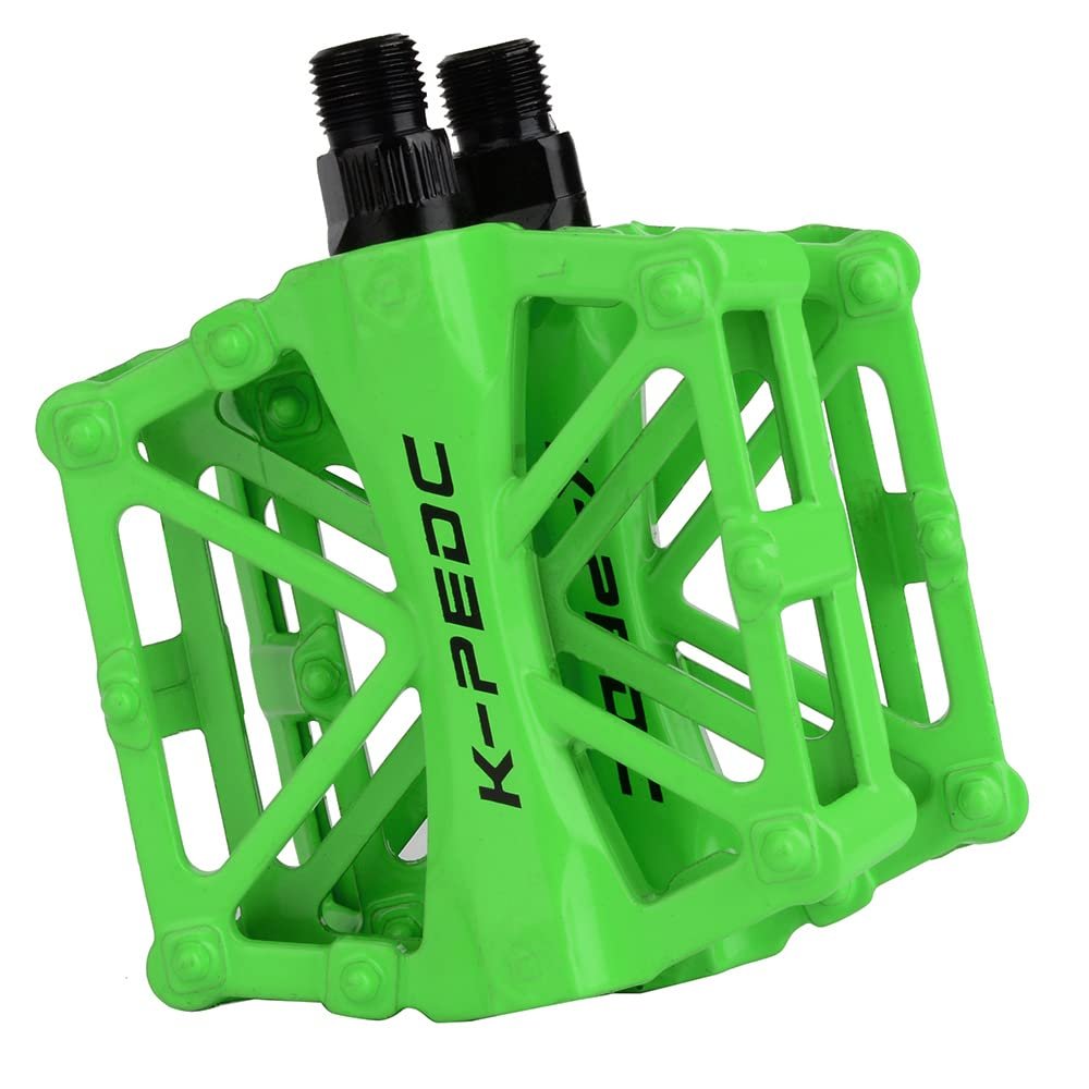 TXJ Sports Bike Pedals 9/16" Bicycle Pedals Mountain Bike, Aluminium Lightweight Platform Pedals for BMX MTB Road Bikes