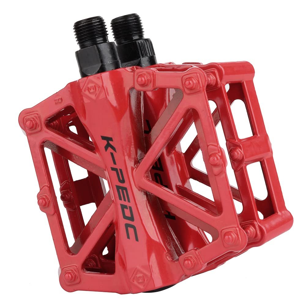 TXJ Sports Bike Pedals 9/16" Bicycle Pedals Mountain Bike, Aluminium Lightweight Platform Pedals for BMX MTB Road Bikes