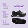 Anywear Slip-On Nursing Clogs - Slip Resistant Work Shoes for Women & Men - Lightweight Water-Resistant Shoes for Nurses - Olive/Black - 6 Women/4 Men view 4
