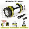 BOBKID 1 Pack Camping Lantern, Outdoor LED Camping Light, Rechargeable Flashlights with 1000LM, 6 Modes, IPX5 Waterproof Portable Emergency Camp Light for Hurricane Survival - Green view 4