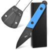 Ccanku C1295 Fixed Blade Knife,9Cr18Mov Blade G10 Handle EDC Tool Neck Knife with kydex Sheath for Outdoor, Camping, Hiking, Fishing(Blue) view 1