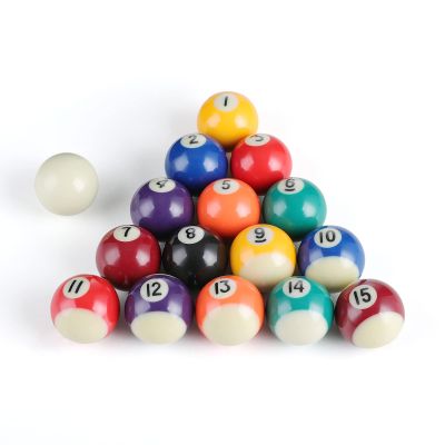 HMQQ Billiards Ball (1 1/2" Children Pool Ball with Complete 16 Ball Set, one Box)