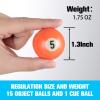 HMQQ Billiards Ball (1 1/2" Children Pool Ball with Complete 16 Ball Set, one Box) view 2