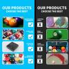 HMQQ Billiards Ball (1 1/2" Children Pool Ball with Complete 16 Ball Set, one Box) view 3