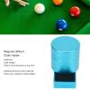 Keenso Magnetic Billiard Chalk Holder, Aluminium Alloy Round Chalk Case, Portable Snooker Pool Cue Chalk Holder Accessories with Fixed Clip view 3