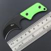 Ccanku C1294 Fixed Blade Knife,9Cr18Mov Blade G10 Handle EDC Tool Neck Knife for Outdoor, Camping, Hiking, Fishing with kydex Sheath (Green) view 2