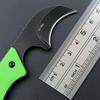 Ccanku C1294 Fixed Blade Knife,9Cr18Mov Blade G10 Handle EDC Tool Neck Knife for Outdoor, Camping, Hiking, Fishing with kydex Sheath (Green) view 4