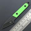 Ccanku C1295 Fixed Blade Knife,9Cr18Mov Blade G10 Handle EDC Tool Neck Knife with kydex Sheath for Outdoor, Camping, Hiking, Fishing(Green) view 2