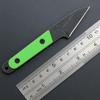 Ccanku C1295 Fixed Blade Knife,9Cr18Mov Blade G10 Handle EDC Tool Neck Knife with kydex Sheath for Outdoor, Camping, Hiking, Fishing(Green) view 3