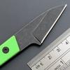 Ccanku C1295 Fixed Blade Knife,9Cr18Mov Blade G10 Handle EDC Tool Neck Knife with kydex Sheath for Outdoor, Camping, Hiking, Fishing(Green) view 4